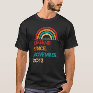 Camiseta Legenda desde novembro de 2012 10º aniversário do 