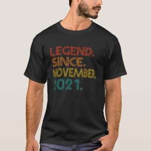 Camiseta Legenda Desde Novembro De 2021 Nascimento De Anive