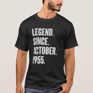 Camiseta Legenda desde outubro de 1955 67 anos 67 anos