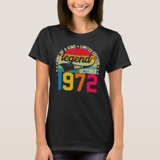 Camiseta Legenda desde outubro de 1972 50º Aniversário