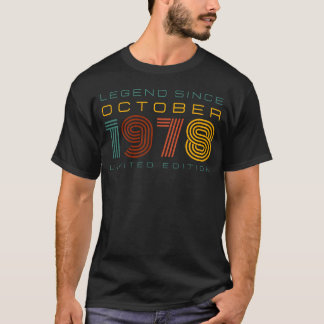Camiseta Legenda desde outubro de 1978, Edição Limitada de