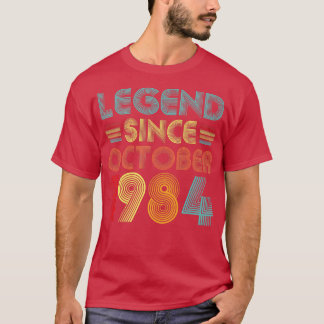 Camiseta Legenda desde outubro de 1984 38 anos 38 anos