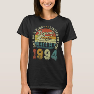 Camiseta Legenda desde outubro de 1994 28 anos 28 anos Nasc