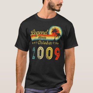 Camiseta Legenda Desde Outubro De 2009, Nascido Em 13 De 13