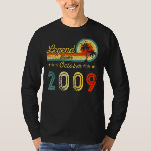 Camiseta Legenda Desde Outubro De 2009, Nascido Em 13 De 13