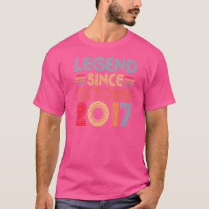 Camiseta Legenda Desde Outubro De 2017, Aniversário De 5