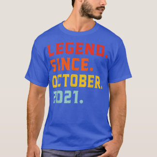 Camiseta Legenda desde outubro de 2021 primeiro aniversario