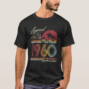Camiseta Legenda Desde Setembro De 1960 60º Aniversário P