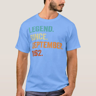 Camiseta Legenda desde setembro de 1962 60º aniversário Pre
