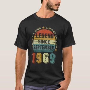 Camiseta Legenda desde setembro de 1969 53º Aniversário 53 