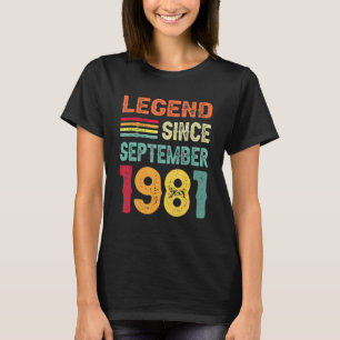 Camiseta Legenda Desde Setembro De 1981 41ruas Aniversário 