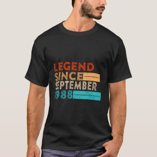 Camiseta Legenda Desde Setembro De 1988 35 Anos 35 Anos