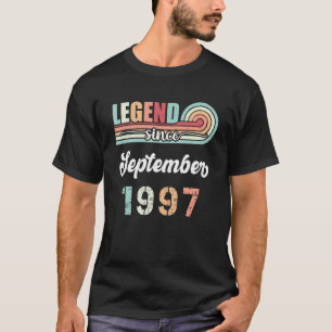 Camiseta Legenda Desde Setembro De 1997 Vintage B, 25 Anos