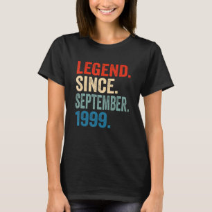 Camiseta Legenda desde setembro de 1999 23º aniversário 23 