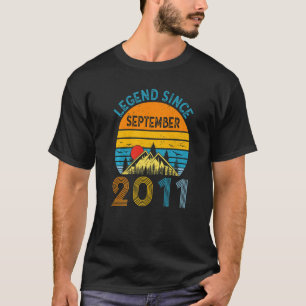 Camiseta Legenda desde setembro de 2011 Aniversário de 11 R