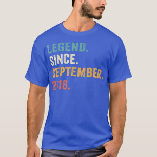 Camiseta Legenda desde setembro de 2018 4º Aniversário Ofer