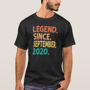 Camiseta Legenda Desde setembro de 2020 segundo aniversário