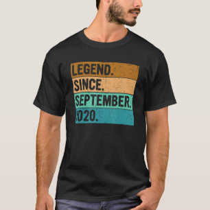 Camiseta Legenda Desde Setembro De 2020 segundo aniversário