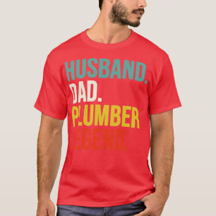 Camiseta Legenda do canalizador do Pai marido