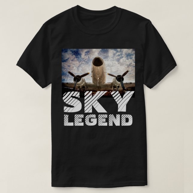 Camiseta Legenda do Céu Personalizável (Frente do Design)