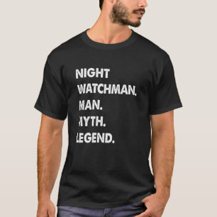 Camiseta Legenda do Homem de Vigilância Noturna