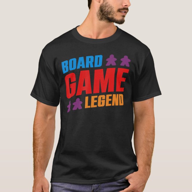 Camiseta Legenda do jogo de Conselho noturno (Frente)