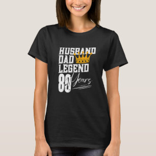 Camiseta Legenda do marido Pai de adolescentes 80 anos 80 A