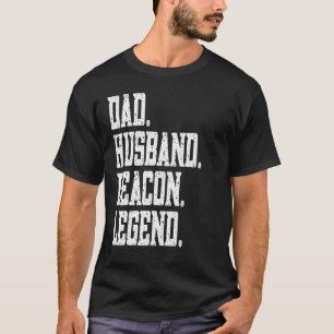 Camiseta Legenda do marido pai Deacon