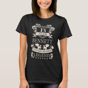 Camiseta Legenda do Membro do Tempo de Vida do BENNETT do O