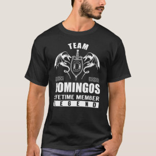 Camiseta Legenda do Membro do Tempo de Vida do Team DOMINGO