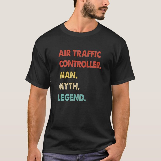 Camiseta Legenda do Mito do Controlador de Tráfego Aéreo Re (Frente)