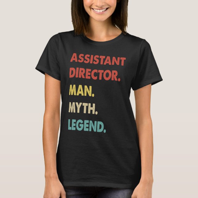 Camiseta Legenda do Mito do Diretor Assistente (Frente)