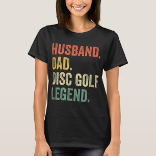 Camiseta Legenda do Pai de esposo engraçado para golf Vinta