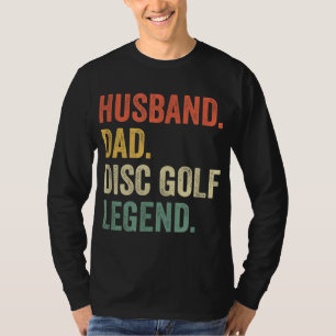 Camiseta Legenda do Pai de esposo engraçado para golf Vinta