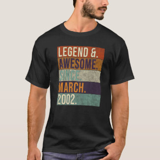 Camiseta Legenda e Espetacular Desde Março De 2002 Retro Bi