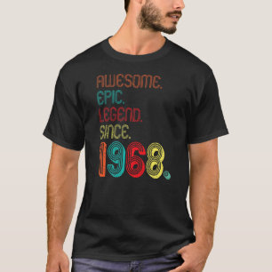 Camiseta Legenda Epic Incrível Desde 1968 54 Anos 54 Anos
