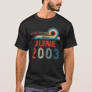 Camiseta Legenda Epic Incrível Desde Junho De 2003 19º Aniv