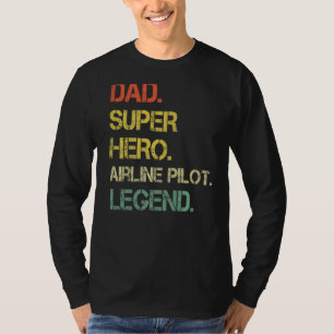 Camiseta Legenda F do Piloto de Linha Herdeira do Pai de Es
