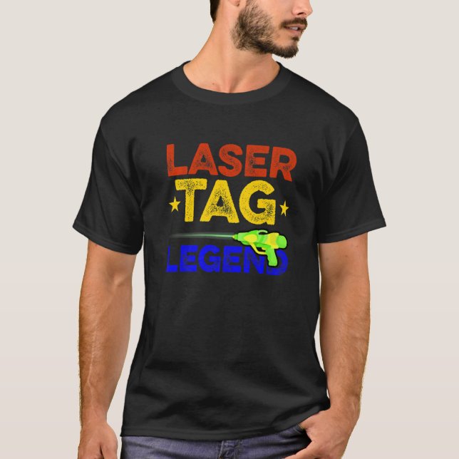Camiseta Legenda Lasertag Mais Valiosa Lasergame Lasertag P (Frente)