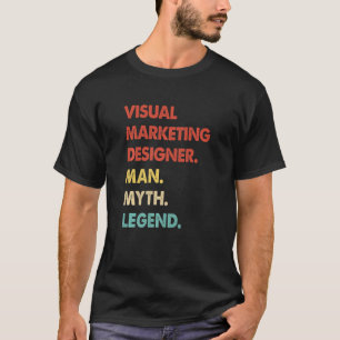 Camiseta Legenda Man Myend do Designer de Marketing Visual 