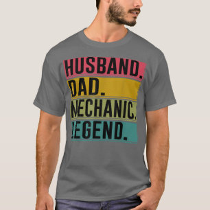 Camiseta Legenda Mecânica do Pai do marido Dia de os pais M