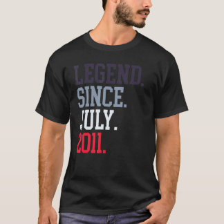 Camiseta Legenda Para Homens Desde Julho De 2011 Julho 2011