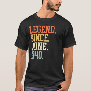 Camiseta Legenda Para Homens Desde Junho De 1940 Junho De 1