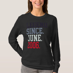 Camiseta Legenda Para Homens Desde Junho De 2006 Junho De 2
