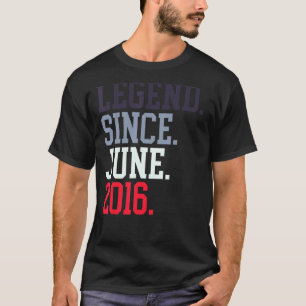 Camiseta Legenda Para Homens Desde Junho De 2016 Junho De 2