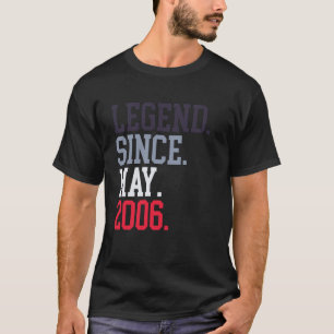 Camiseta Legenda Para Homens Maio De 2006