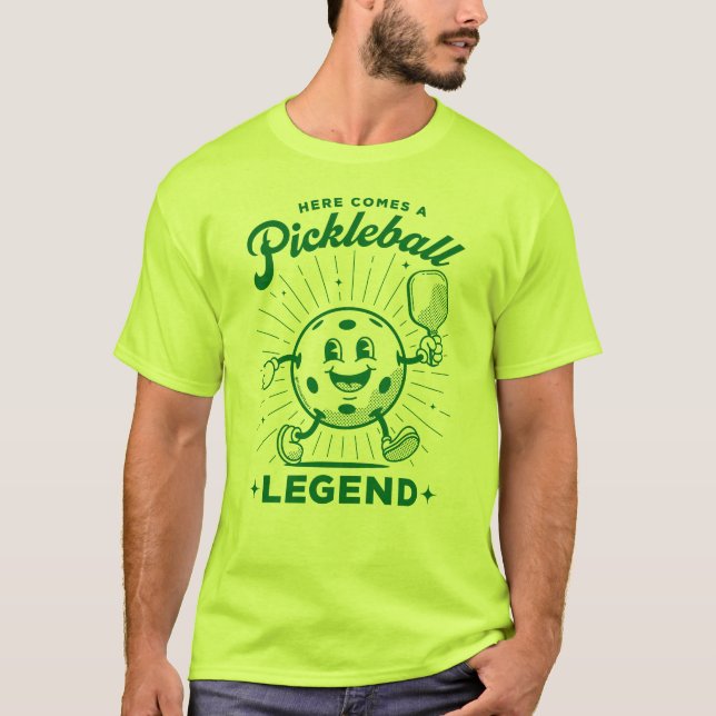 Camiseta LEGENDA PICKLEBALL por PickleballPlayerz (Frente)