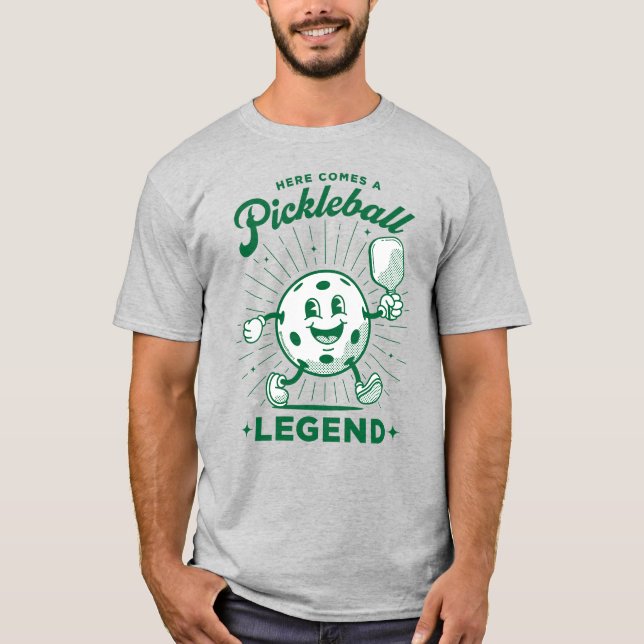 Camiseta LEGENDA PICKLEBALL por PickleballPlayerz (Frente)