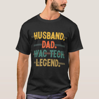 Camiseta Legenda técnica do Pai de marido HVAC 