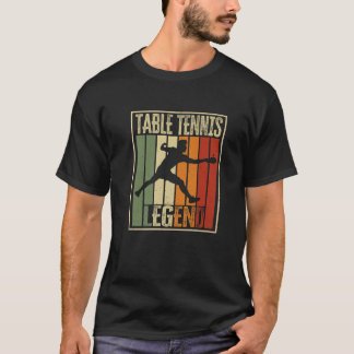 Camiseta Legenda Tênis de mesa de . Citação do Jogador do P